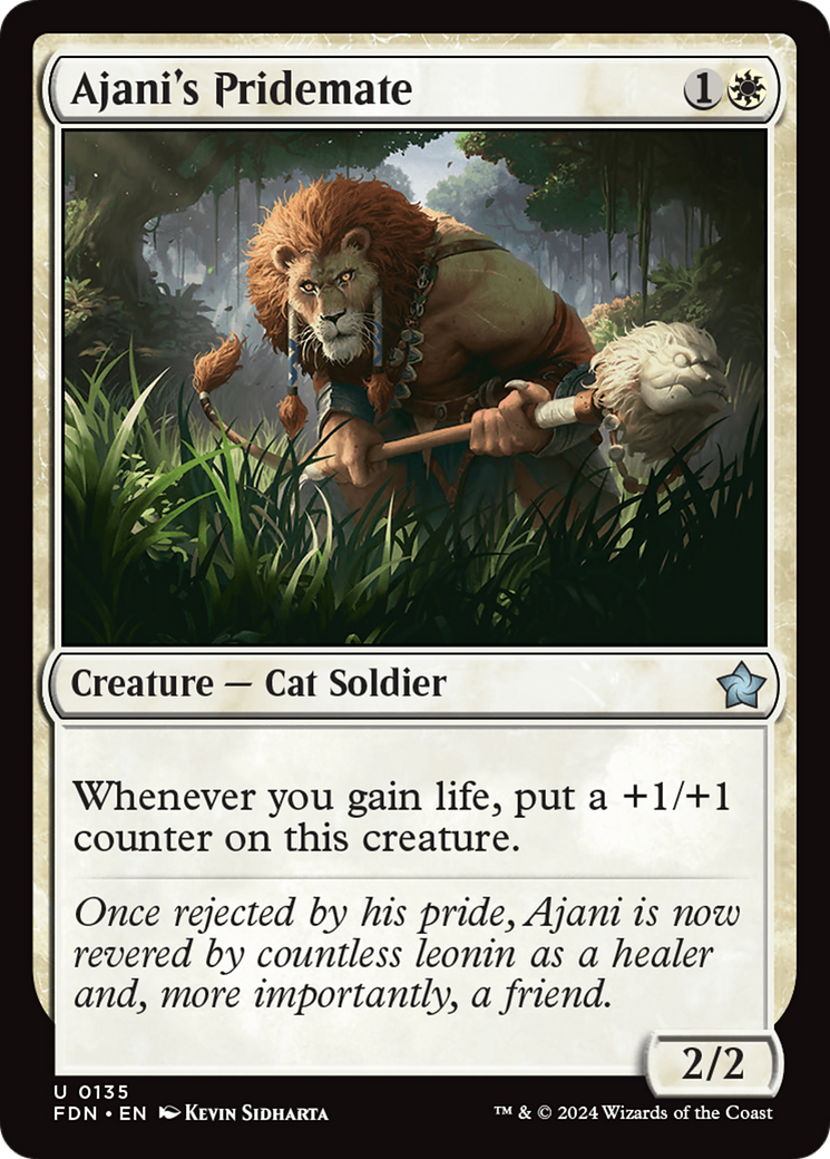 Ajani's Pridemate [Foundations] | L.A. Mood Comics and Games