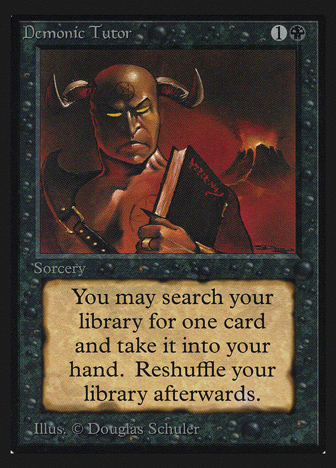 Demonic Tutor [International Collectors' Edition] | L.A. Mood Comics and Games