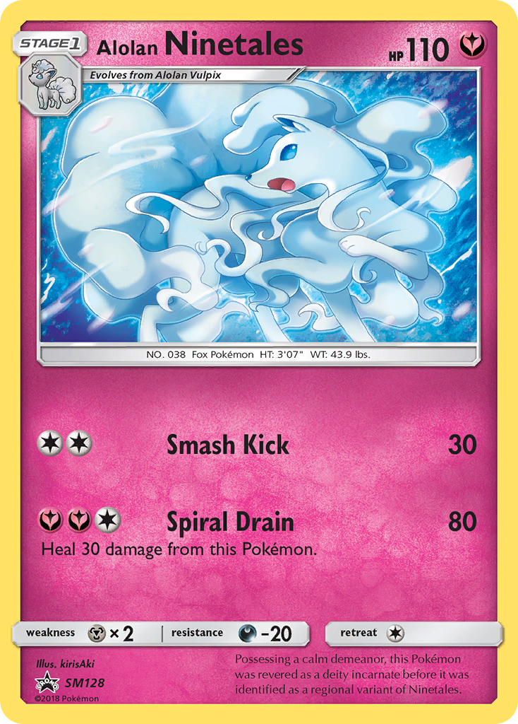 Alolan Ninetales (SM128) [Sun & Moon: Black Star Promos] | L.A. Mood Comics and Games