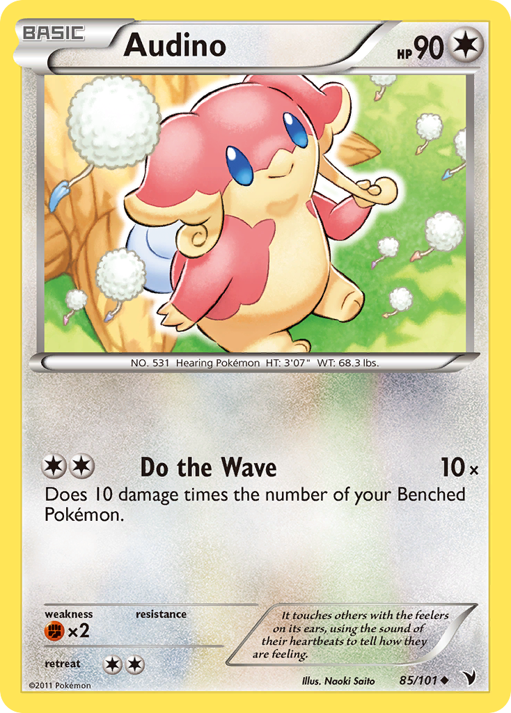 Audino (85/101) [Black & White: Noble Victories] | L.A. Mood Comics and Games