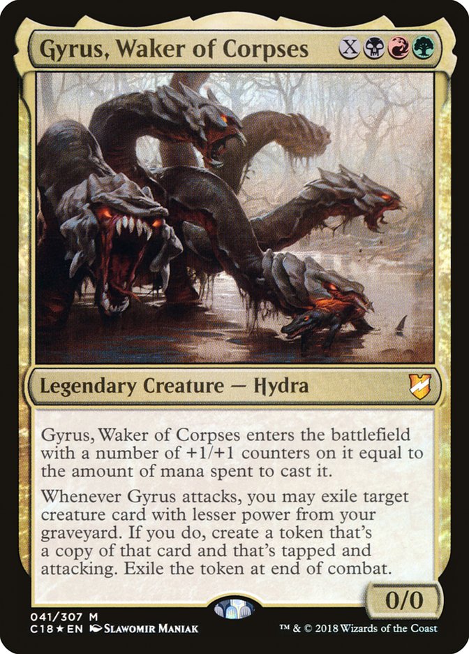 Gyrus, Waker of Corpses [Commander 2018] | L.A. Mood Comics and Games