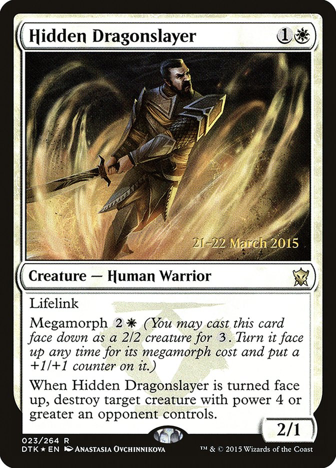 Hidden Dragonslayer [Dragons of Tarkir Prerelease Promos] | L.A. Mood Comics and Games