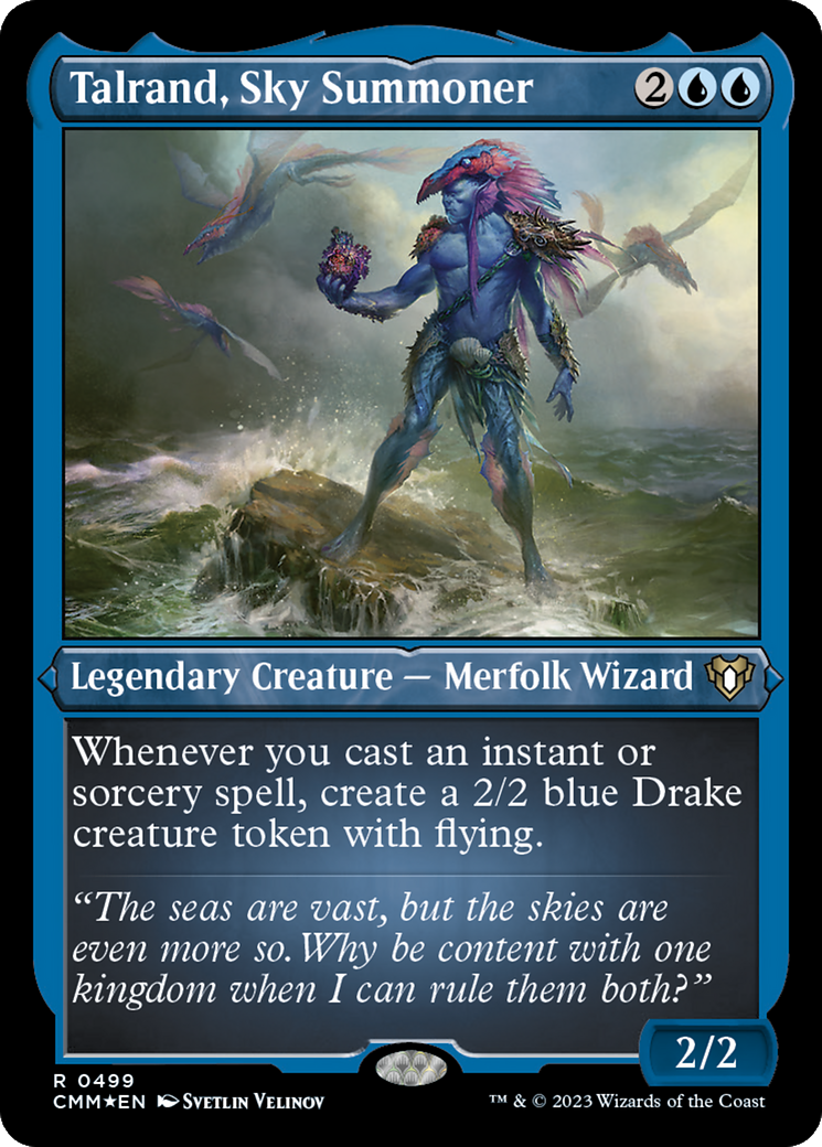 Talrand, Sky Summoner (Foil Etched) [Commander Masters] | L.A. Mood Comics and Games