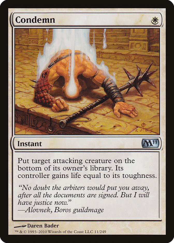 Condemn [Magic 2011] | L.A. Mood Comics and Games