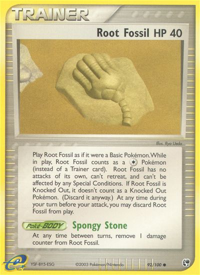 Root Fossil (92/100) [EX: Sandstorm] | L.A. Mood Comics and Games