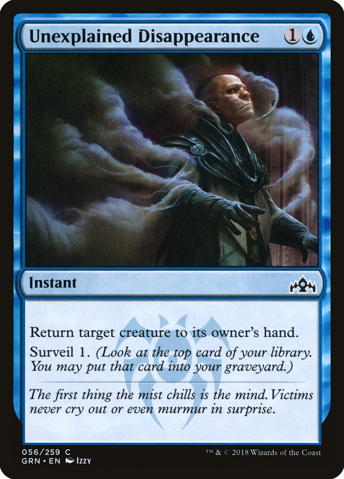 Unexplained Disappearance [Guilds of Ravnica] | L.A. Mood Comics and Games