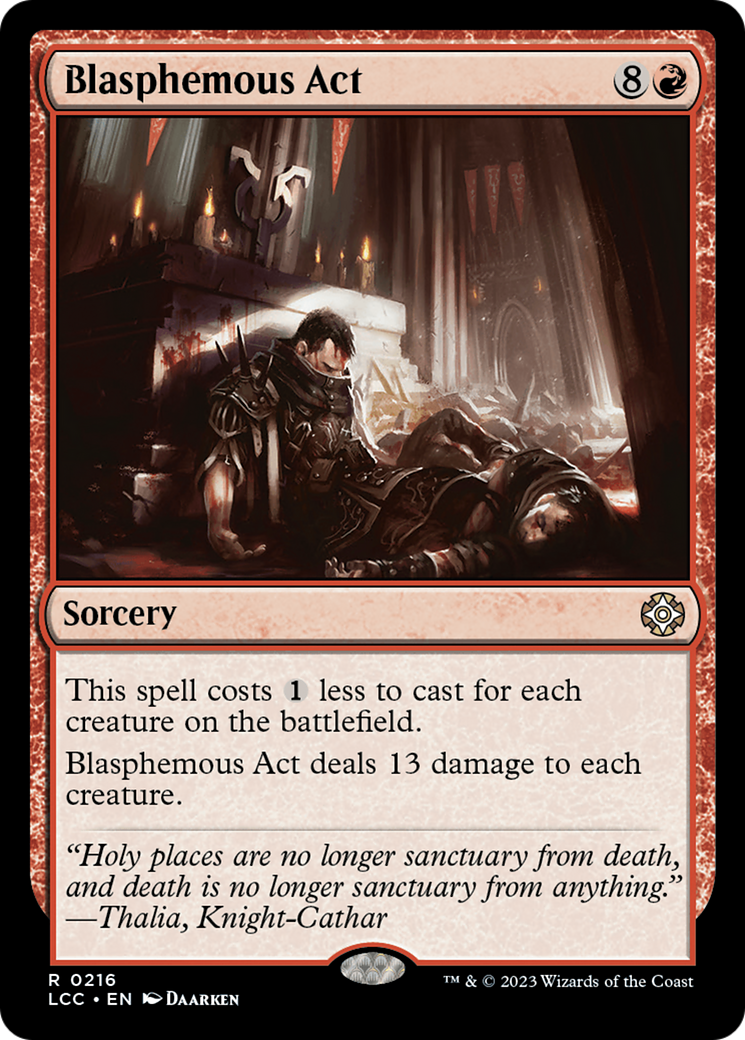 Blasphemous Act [The Lost Caverns of Ixalan Commander] | L.A. Mood Comics and Games