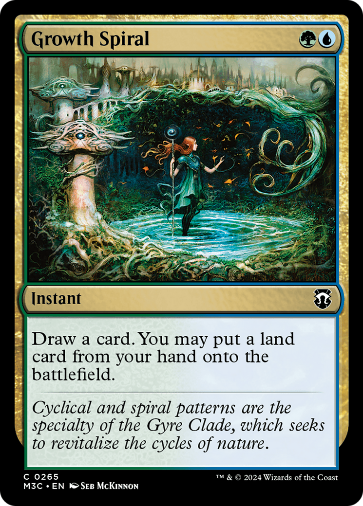 Growth Spiral (Ripple Foil) [Modern Horizons 3 Commander] | L.A. Mood Comics and Games