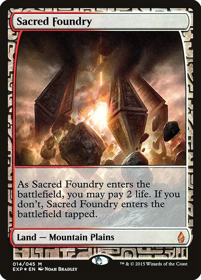 Sacred Foundry [Zendikar Expeditions] | L.A. Mood Comics and Games