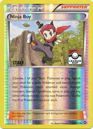 Ninja Boy (103/114) (League Promo Staff) [XY: Steam Siege] | L.A. Mood Comics and Games