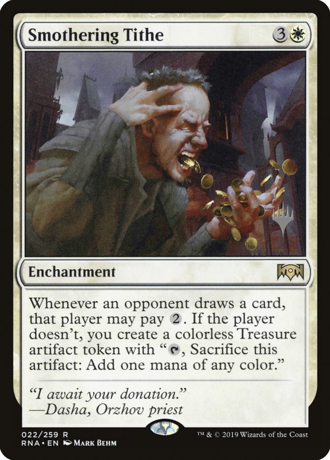 Smothering Tithe (Promo Pack) [Ravnica Allegiance Promos] | L.A. Mood Comics and Games