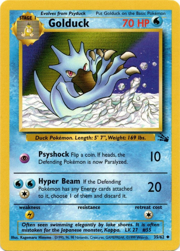 Golduck (35/62) [Fossil Unlimited] | L.A. Mood Comics and Games