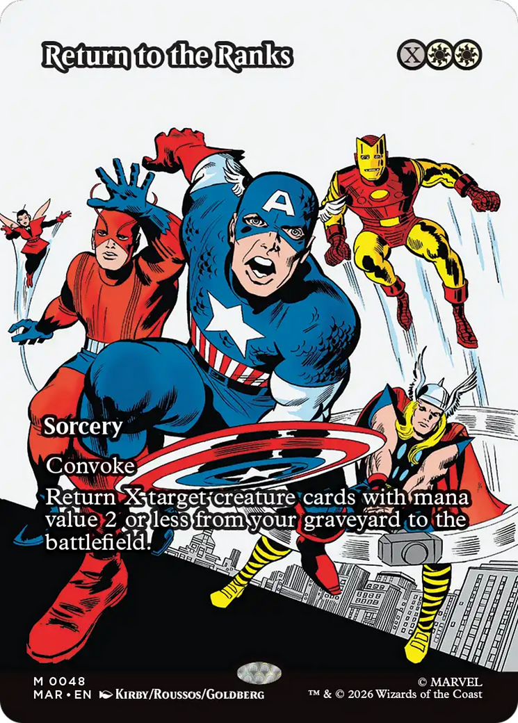 Return to the Ranks (Borderless) [Marvel Universe: Eternal-Legal] | L.A. Mood Comics and Games