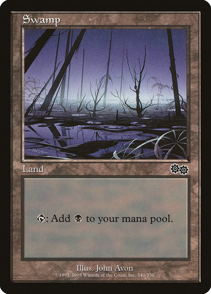 Swamp (340) [Urza's Saga] | L.A. Mood Comics and Games
