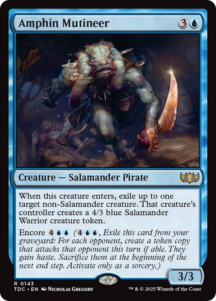 Amphin Mutineer [Tarkir: Dragonstorm Commander] | L.A. Mood Comics and Games