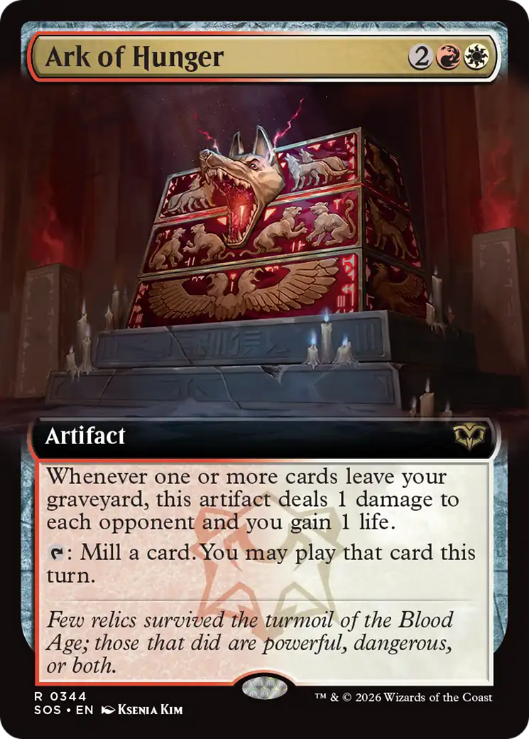 Ark of Hunger (Extended Art) [Secrets of Strixhaven] | L.A. Mood Comics and Games