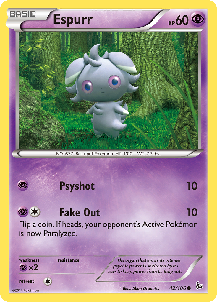 Espurr (42/106) [XY: Flashfire] | L.A. Mood Comics and Games