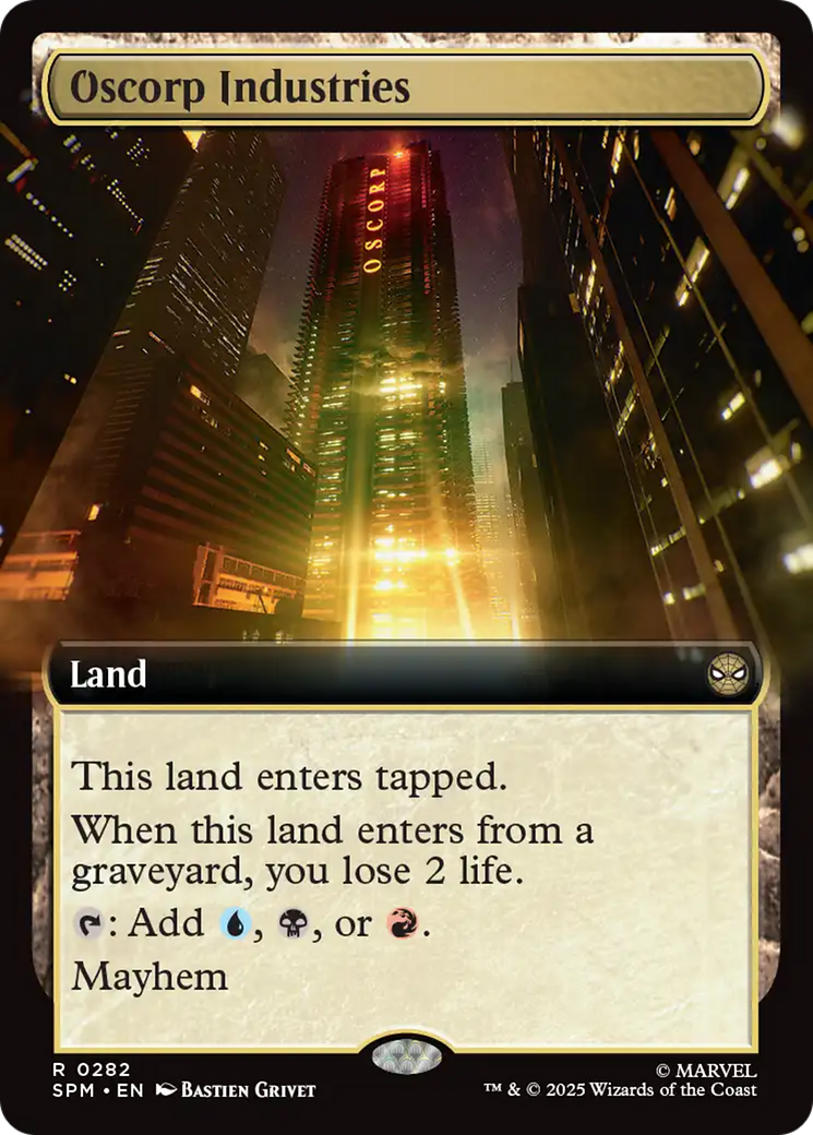 Oscorp Industries (Extended Art) [Marvel's Spider-Man] | L.A. Mood Comics and Games