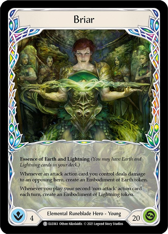 Briar, Warden of Thorns // Briar [ELE062 // ELE063] (Tales of Aria Unlimited) | L.A. Mood Comics and Games