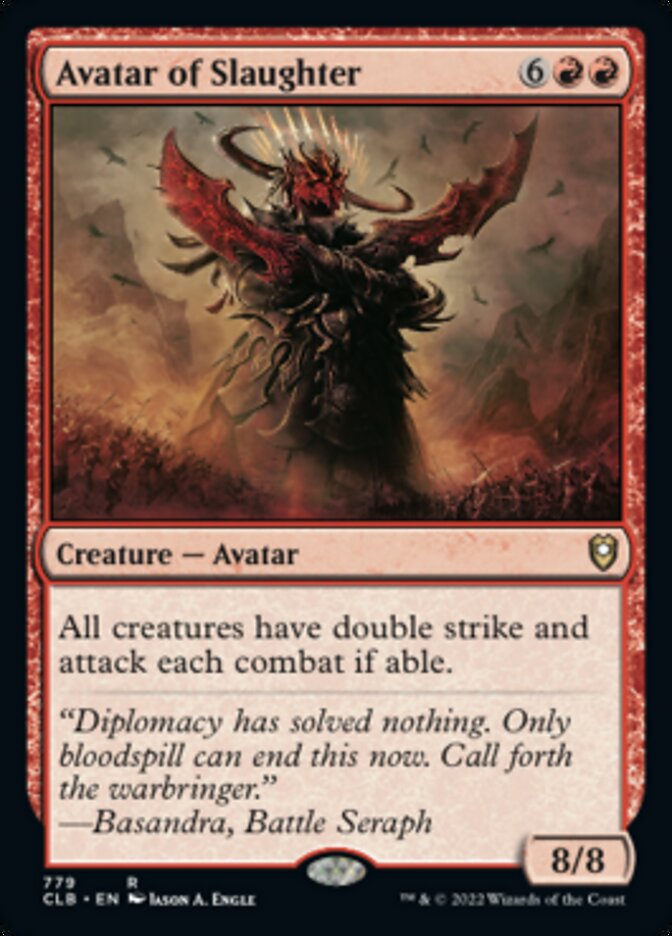 Avatar of Slaughter [Commander Legends: Battle for Baldur's Gate] | L.A. Mood Comics and Games