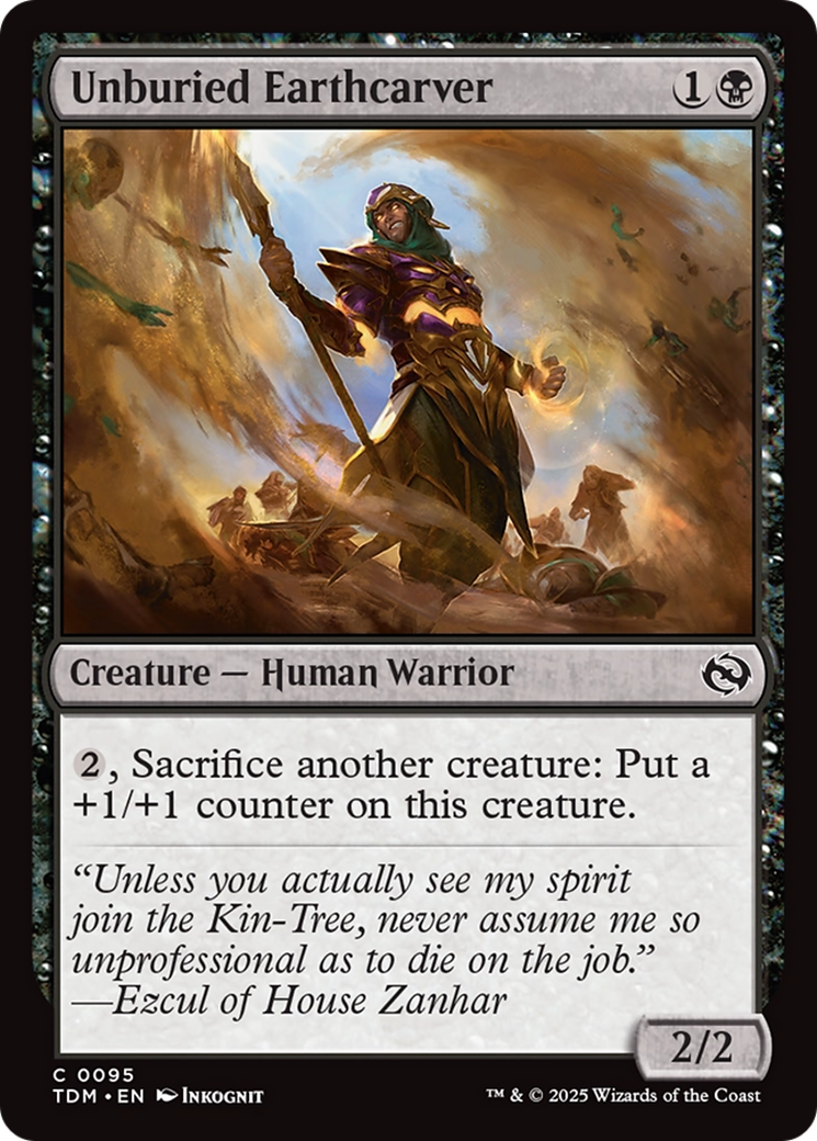 Unburied Earthcarver [Tarkir: Dragonstorm] | L.A. Mood Comics and Games