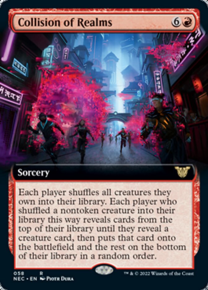 Collision of Realms (Extended Art) [Kamigawa: Neon Dynasty Commander] | L.A. Mood Comics and Games