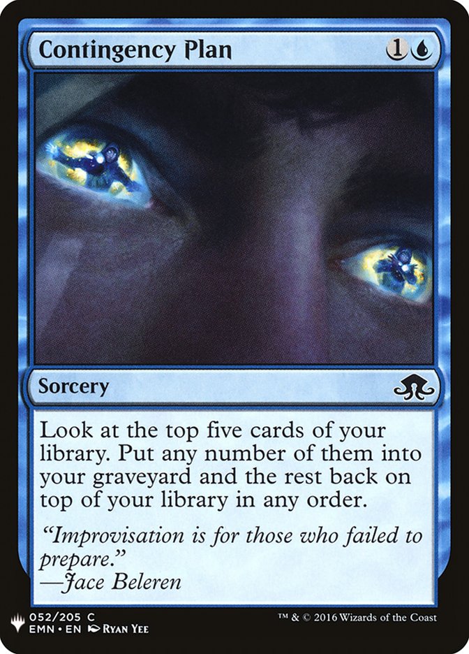 Contingency Plan [Mystery Booster] | L.A. Mood Comics and Games