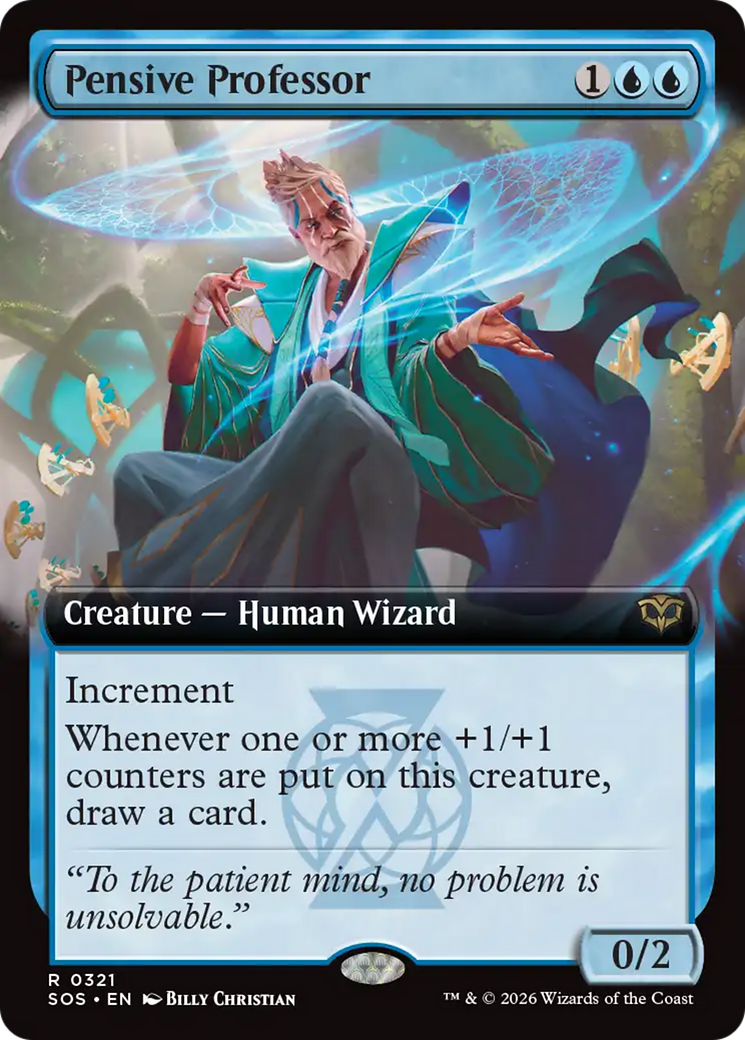 Pensive Professor (Extended Art) [Secrets of Strixhaven] | L.A. Mood Comics and Games