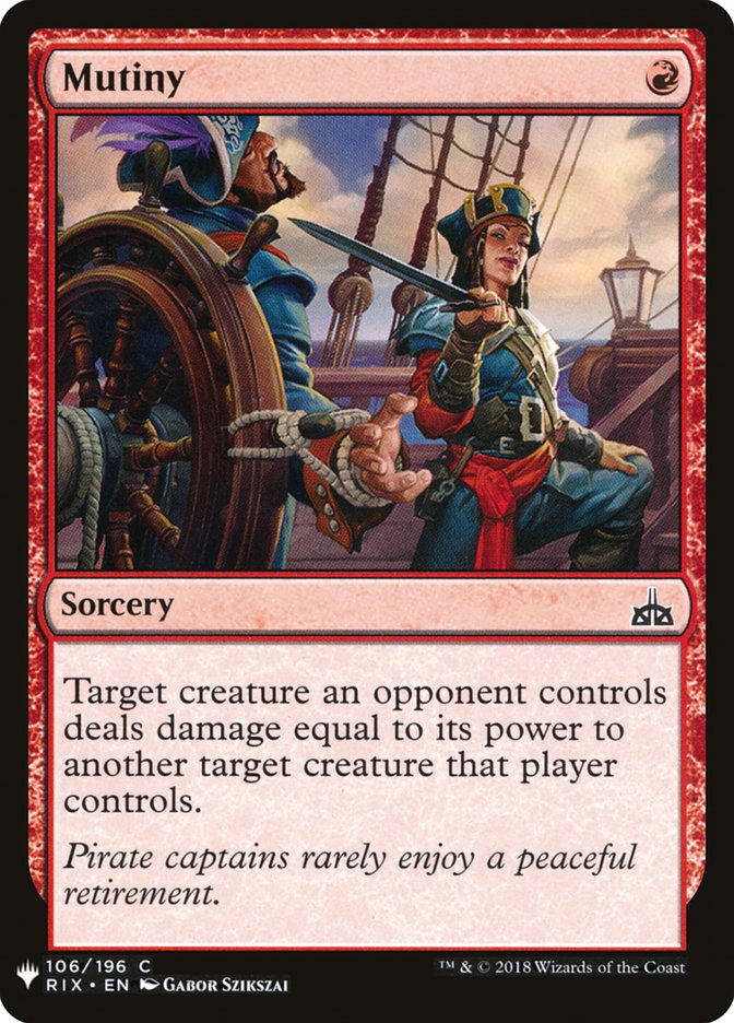 Mutiny [Mystery Booster] | L.A. Mood Comics and Games