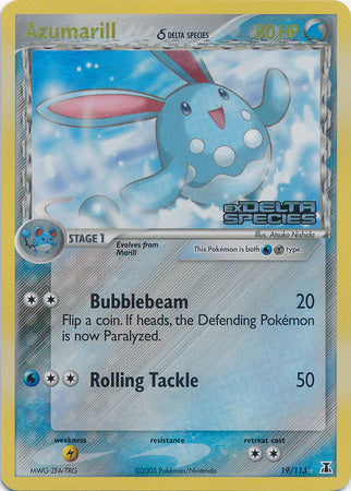 Azumarill (19/113) (Delta Species) (Stamped) [EX: Delta Species] | L.A. Mood Comics and Games