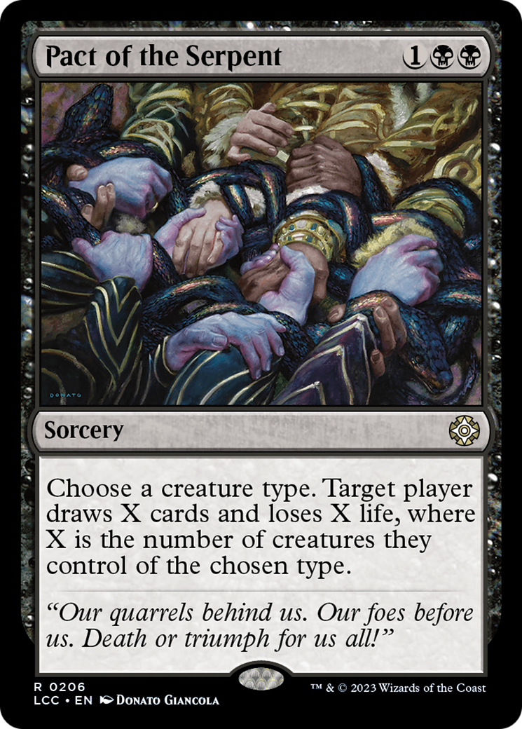 Pact of the Serpent [The Lost Caverns of Ixalan Commander] | L.A. Mood Comics and Games