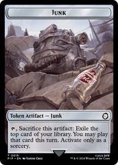 Robot // Junk Double-Sided Token [Fallout Tokens] | L.A. Mood Comics and Games