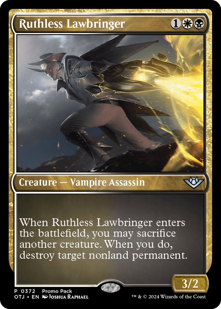 Ruthless Lawbringer (Promo Pack) [Outlaws of Thunder Junction Promos] | L.A. Mood Comics and Games