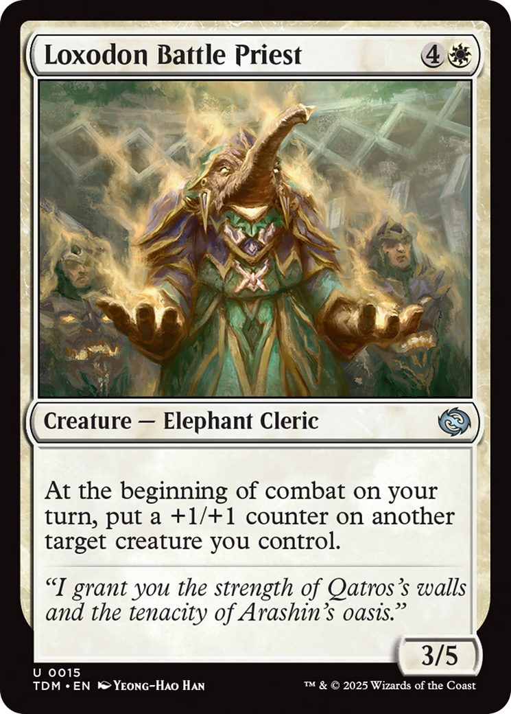 Loxodon Battle Priest [Tarkir: Dragonstorm] | L.A. Mood Comics and Games