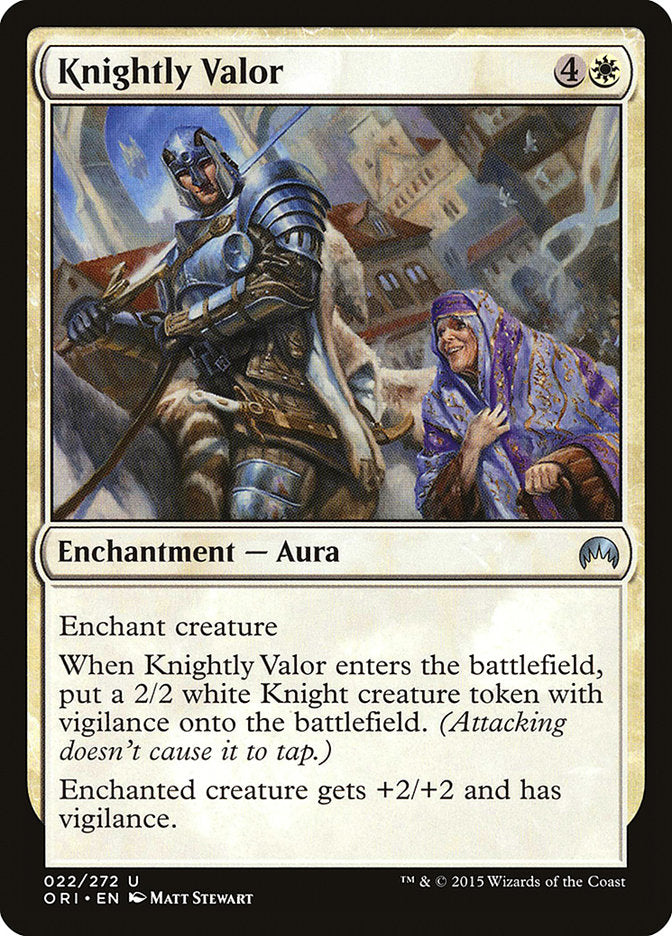 Knightly Valor [Magic Origins] | L.A. Mood Comics and Games