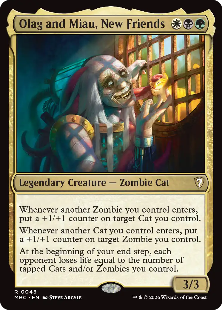 Olag and Miau, New Friends [Mystery Booster: Commander Edition] | L.A. Mood Comics and Games