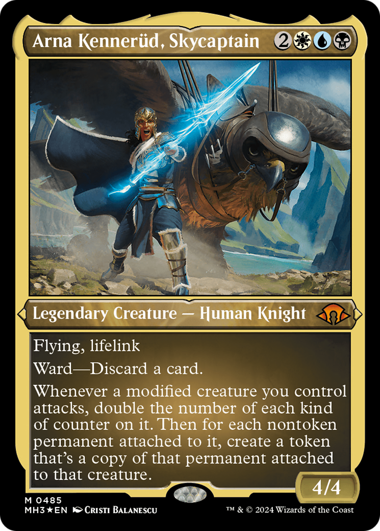 Arna Kennerud, Skycaptain (Foil Etched) [Modern Horizons 3] | L.A. Mood Comics and Games