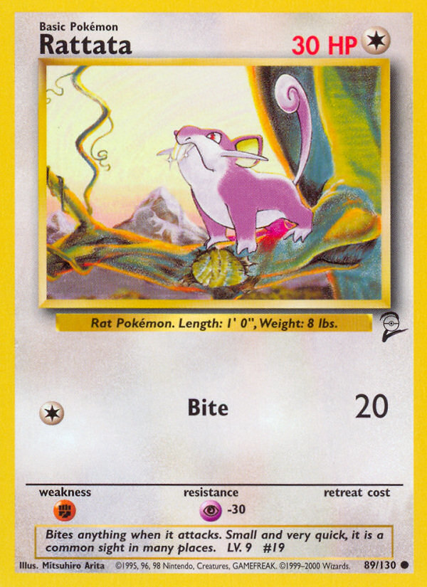 Rattata (89/130) [Base Set 2] | L.A. Mood Comics and Games