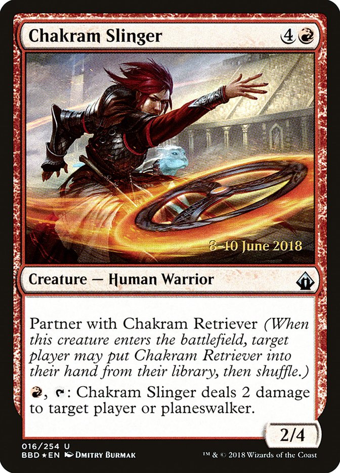 Chakram Slinger [Battlebond Prerelease Promos] | L.A. Mood Comics and Games