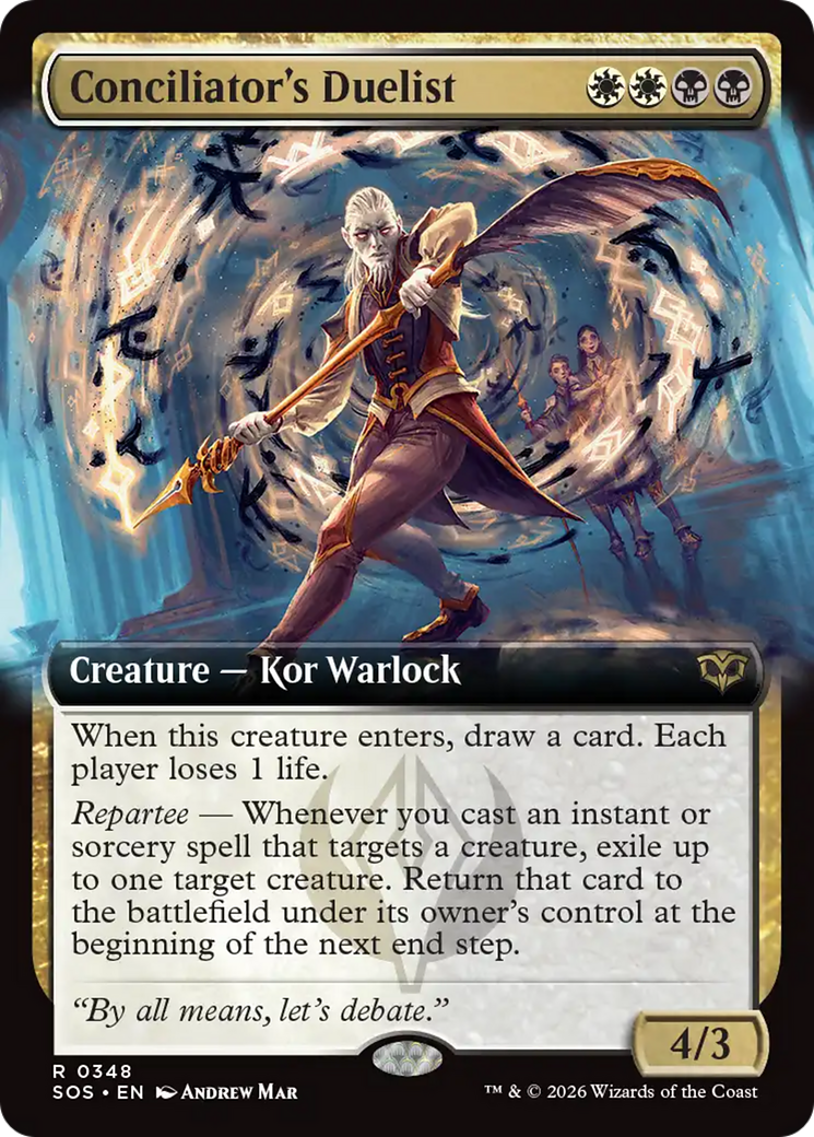 Conciliator's Duelist (Extended Art) [Secrets of Strixhaven] | L.A. Mood Comics and Games