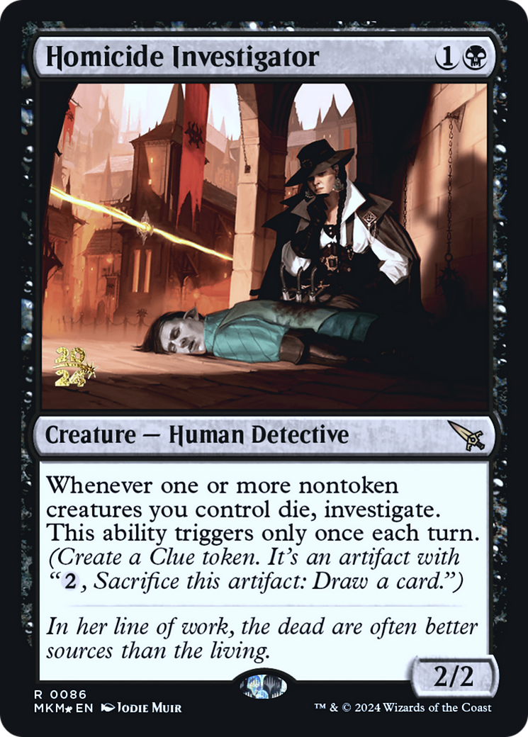 Homicide Investigator [Murders at Karlov Manor Prerelease Promos] | L.A. Mood Comics and Games