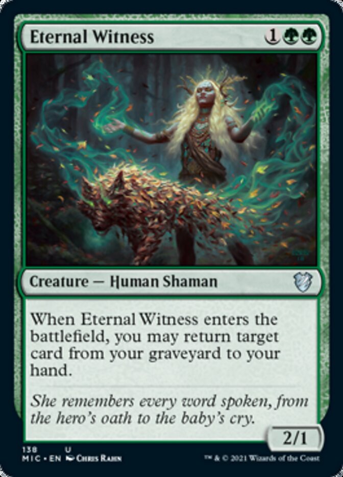 Eternal Witness [Innistrad: Midnight Hunt Commander] | L.A. Mood Comics and Games