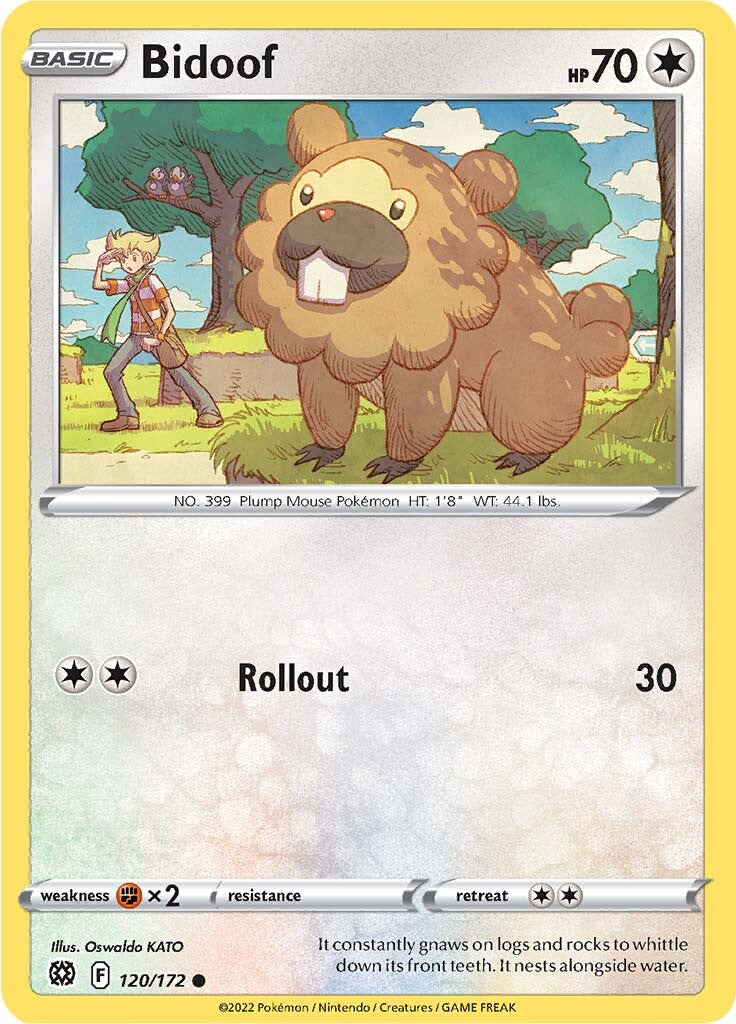 Bidoof (120/172) [Sword & Shield: Brilliant Stars] | L.A. Mood Comics and Games