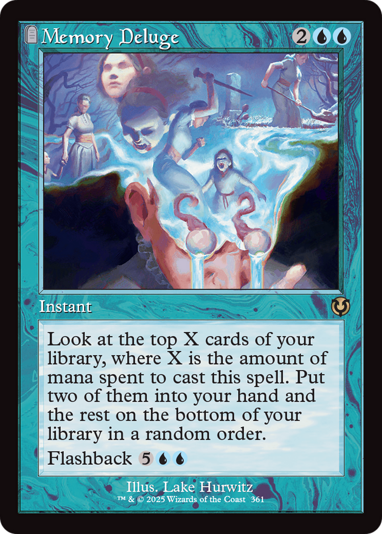 Memory Deluge (Retro Frame) [Innistrad Remastered] | L.A. Mood Comics and Games