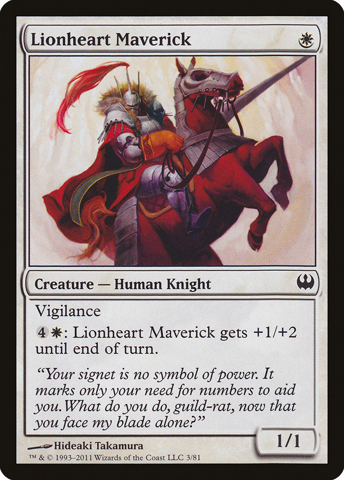 Lionheart Maverick [Duel Decks: Knights vs. Dragons] | L.A. Mood Comics and Games
