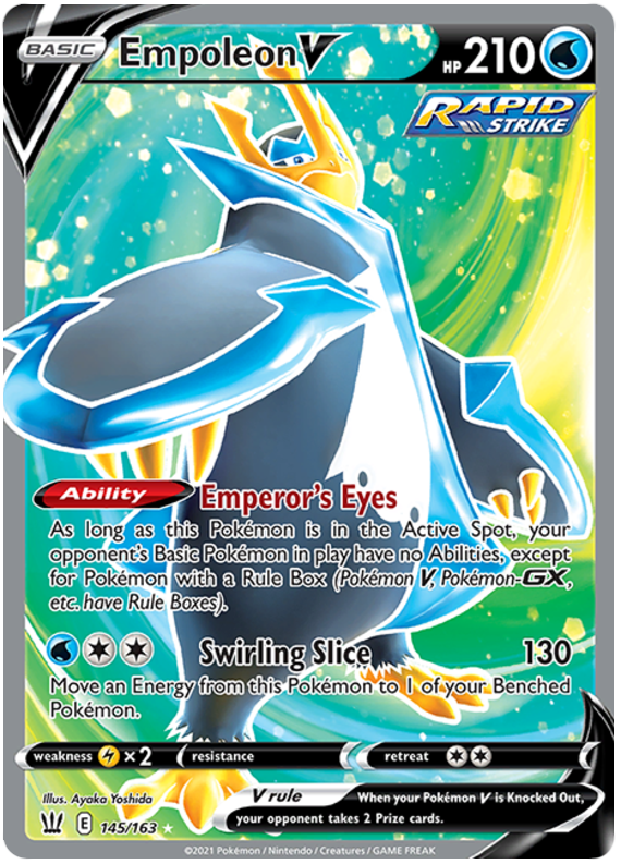 Empoleon V (145/163) [Sword & Shield: Battle Styles] | L.A. Mood Comics and Games