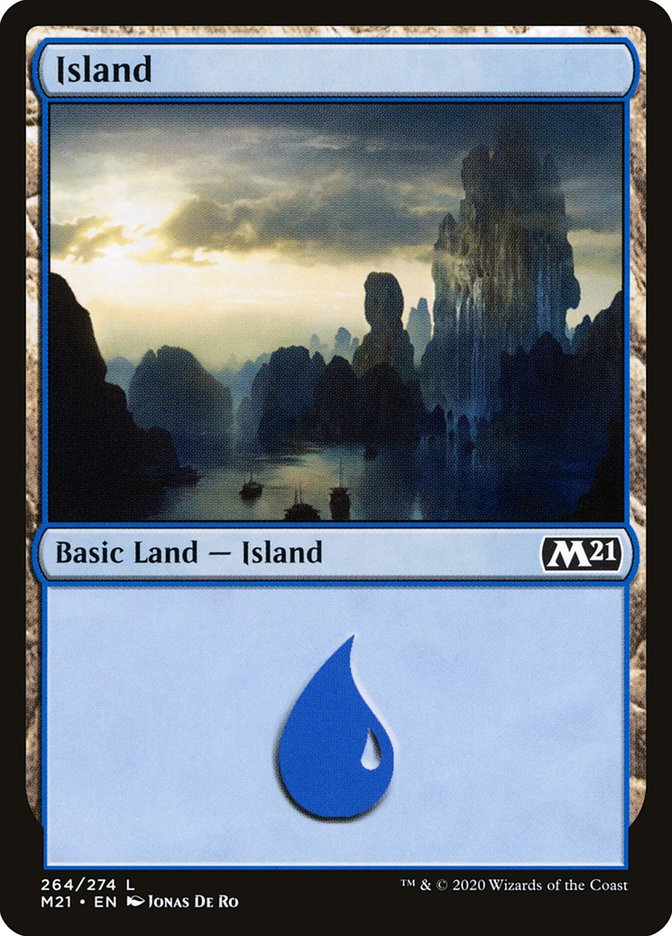Island (264) [Core Set 2021] | L.A. Mood Comics and Games