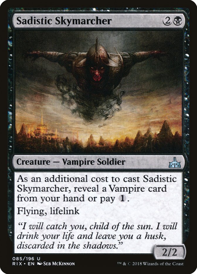 Sadistic Skymarcher [Rivals of Ixalan] | L.A. Mood Comics and Games