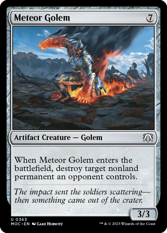 Meteor Golem [March of the Machine Commander] | L.A. Mood Comics and Games