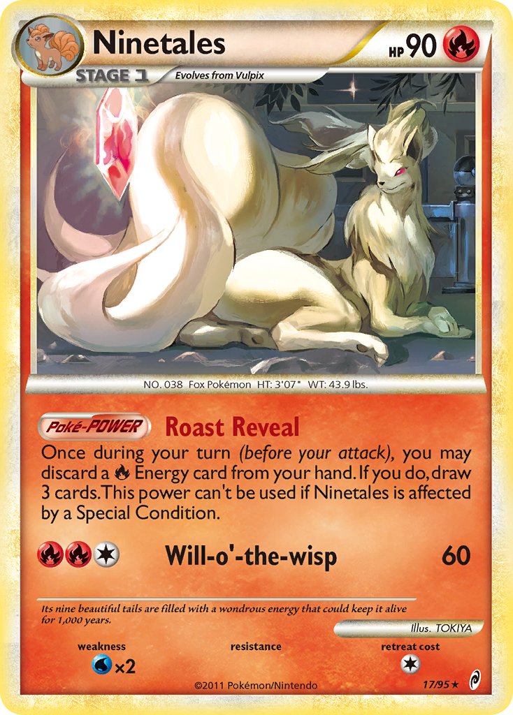 Ninetales (17/95) (Theme Deck Exclusive) [HeartGold & SoulSilver: Call of Legends] | L.A. Mood Comics and Games